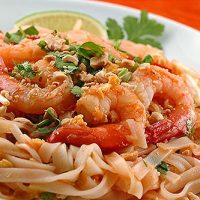 Nouilles sauté aux crevettes
