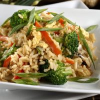 riz sauté aux légumes